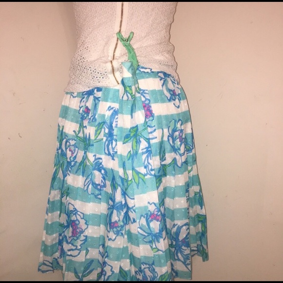 Lilly Pulitzer Rare Shorely Blue Plus - Picture 4 of 7